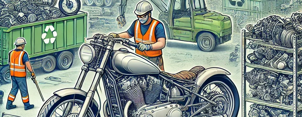 Motorbike Wreckers: Recycling Your Bike for Profit